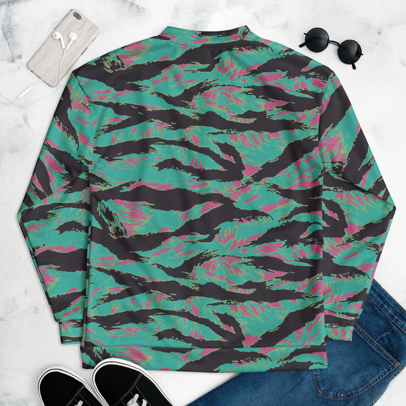 Tiger Stripe Miami CAMO Unisex Bomber Jacket