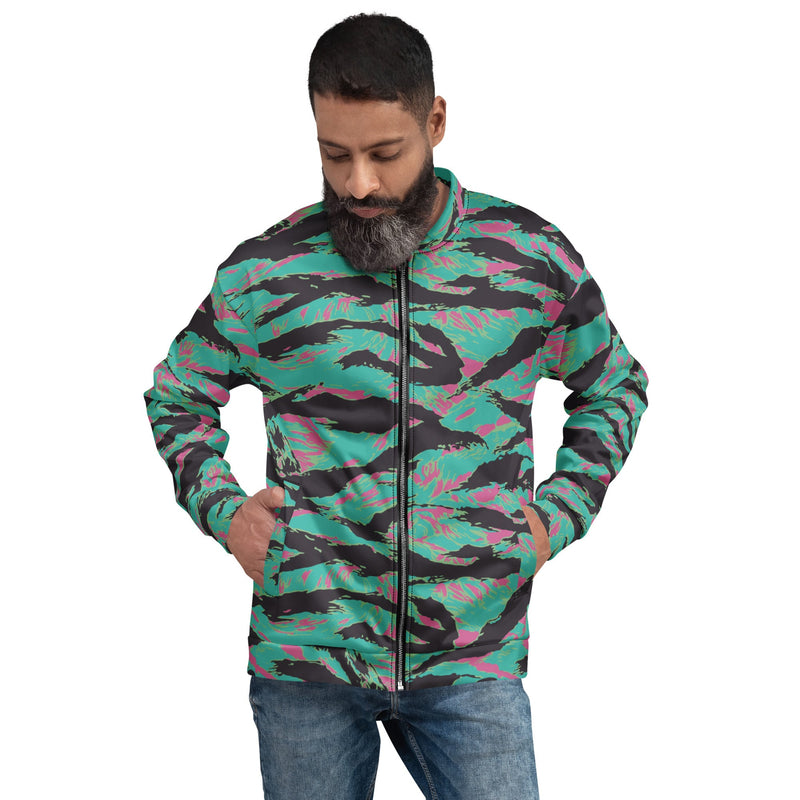 Tiger Stripe Miami CAMO Unisex Bomber Jacket