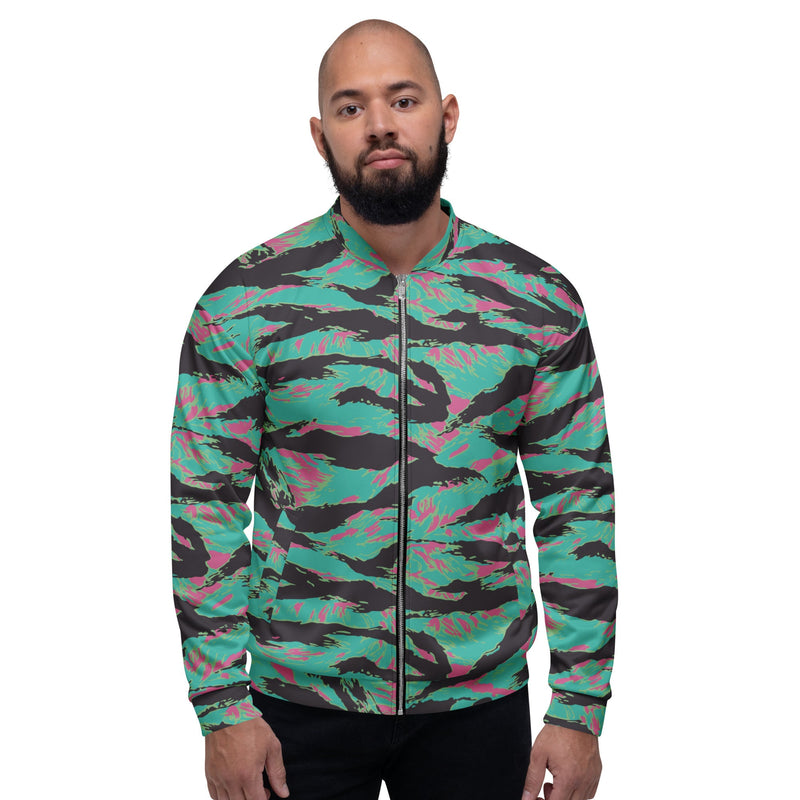 Tiger Stripe Miami CAMO Unisex Bomber Jacket