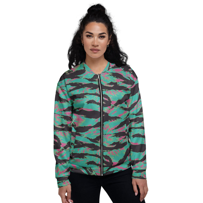 Tiger Stripe Miami CAMO Unisex Bomber Jacket