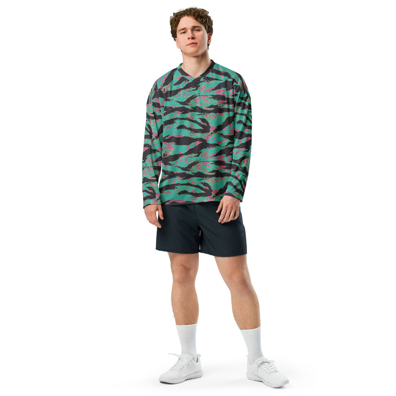 Tiger Stripe Miami CAMO Unisex Hockey Fan Jersey