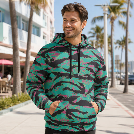 Tiger Stripe Miami CAMO Unisex Hoodie - 2XS