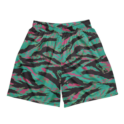 Tiger Stripe Miami CAMO Unisex Mesh Shorts - 2XS