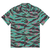 Tiger Stripe Miami CAMO Unisex Short-Sleeve Button Shirt - Button-Up
