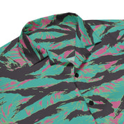 Tiger Stripe Miami CAMO Unisex Short-Sleeve Button Shirt - Button-Up