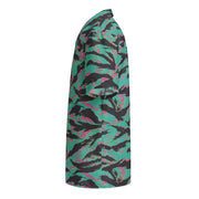 Tiger Stripe Miami CAMO Unisex Short-Sleeve Button Shirt - Button-Up