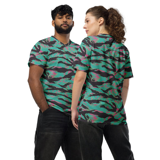 Tiger Stripe Miami CAMO Unisex Sports Jersey - 2XS