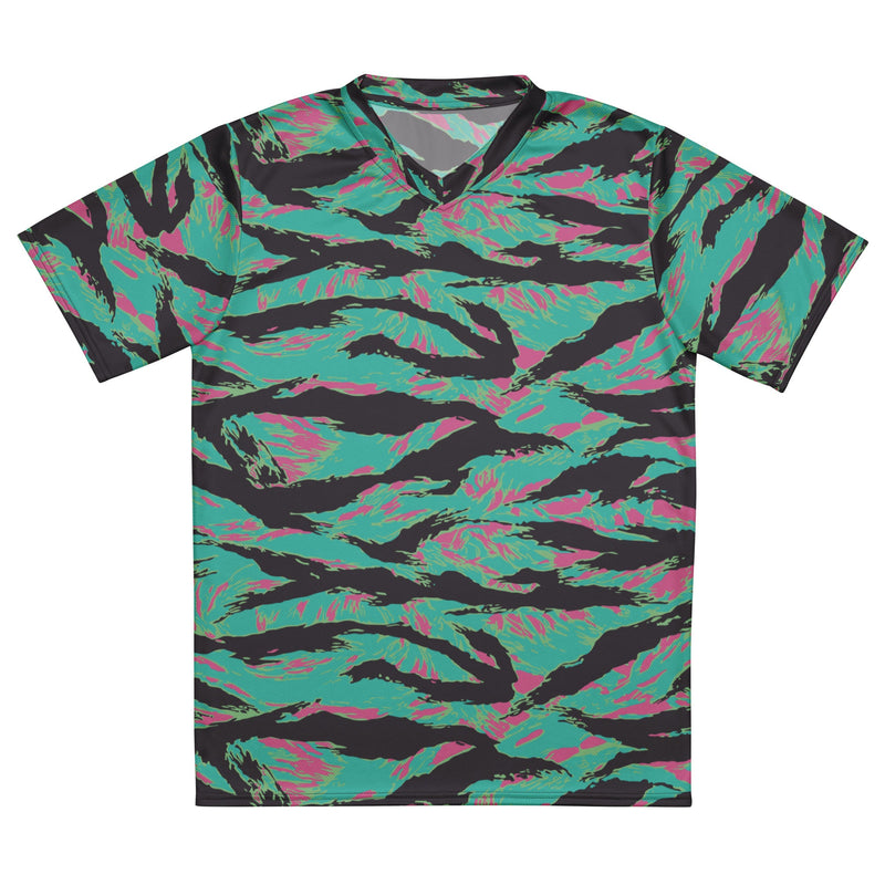 Tiger Stripe Miami CAMO Unisex Sports Jersey