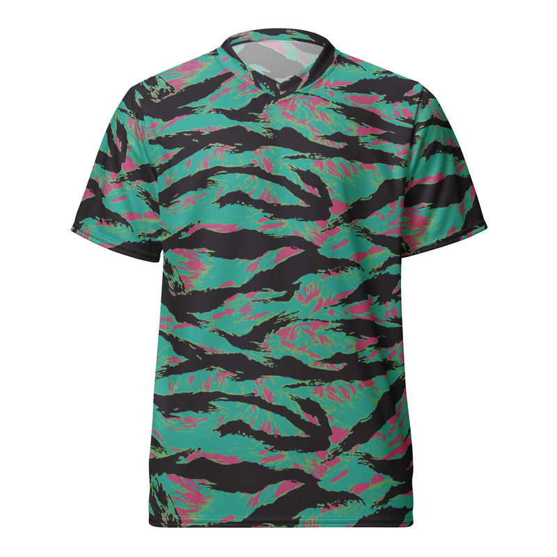 Tiger Stripe Miami CAMO Unisex Sports Jersey