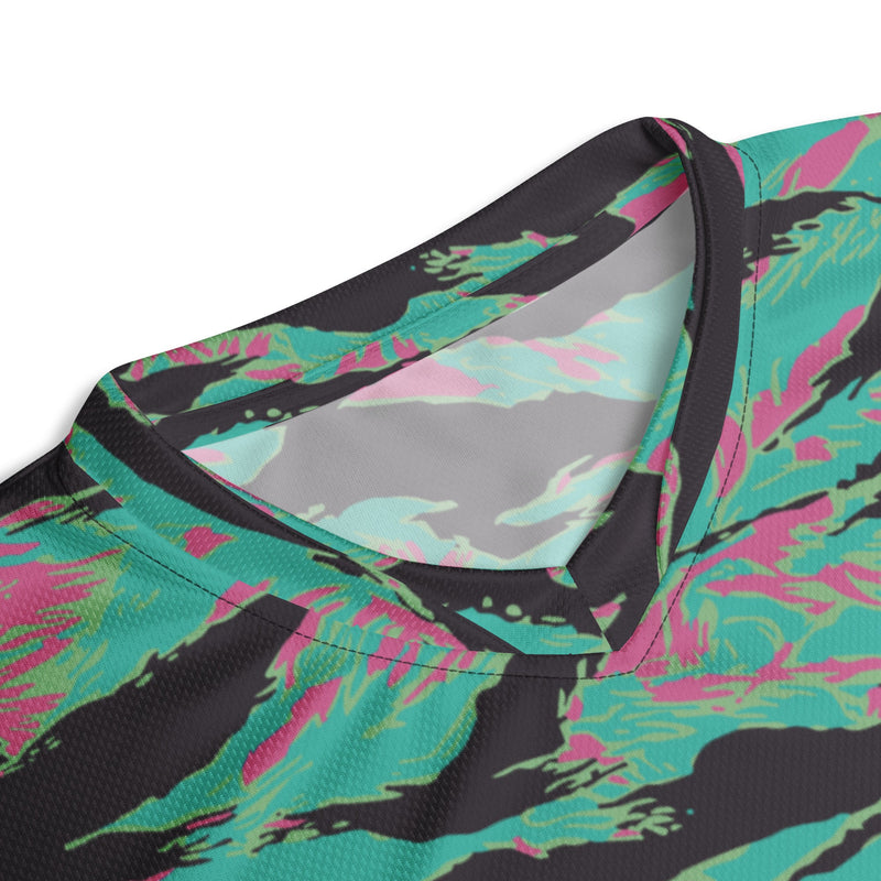 Tiger Stripe Miami CAMO Unisex Sports Jersey