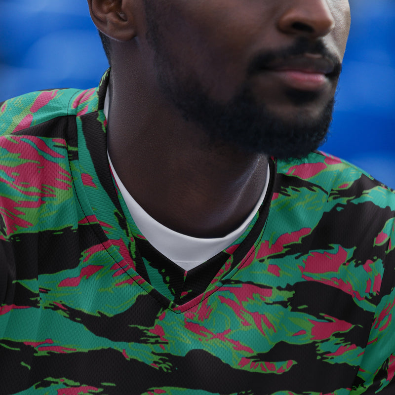 Tiger Stripe Miami CAMO Unisex Sports Jersey
