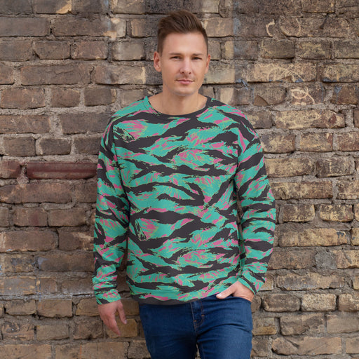 Tiger Stripe Miami CAMO Unisex Sweatshirt - XS