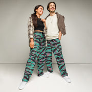Tiger Stripe Miami CAMO Unisex Wide-Leg Joggers - 2XS