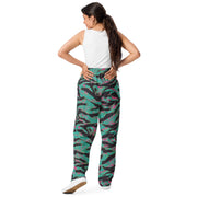 Tiger Stripe Miami CAMO Unisex Wide-Leg Joggers