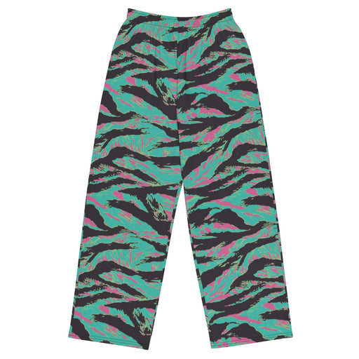Tiger Stripe Miami CAMO Unisex Wide-Leg Leisure Pants - 2XS - Pant