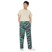 Tiger Stripe Miami CAMO Unisex Wide-Leg Leisure Pants - Pant
