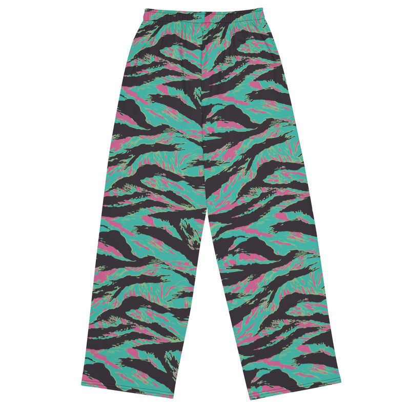 Tiger Stripe Miami CAMO Unisex Wide-Leg Leisure Pants - Pant