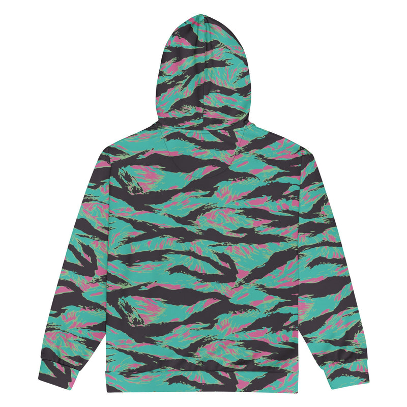Tiger Stripe Miami CAMO Unisex Zip Hoodie