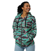 Tiger Stripe Miami CAMO Unisex Zip Hoodie
