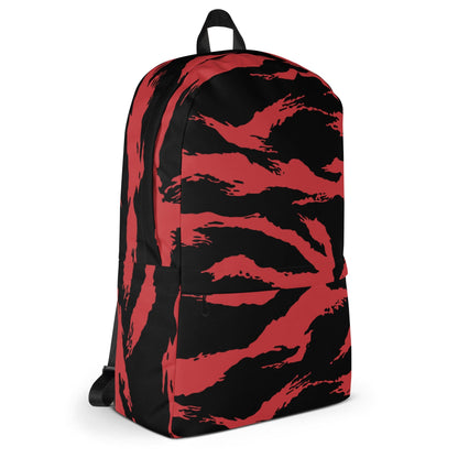 Modern Warfare Tiger Stripe Red and Black CAMO Backpack - Backpacks