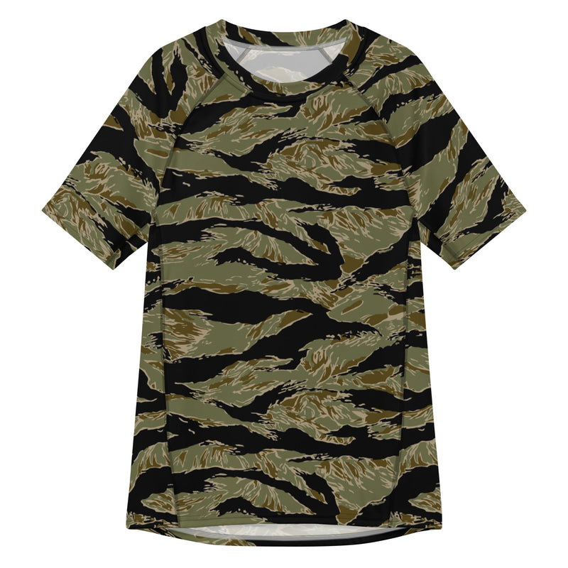 Tiger Stripe Special Forces Advisor Sparse CAMO Mens Short-Sleeve Rash Guard - 2XS - SS