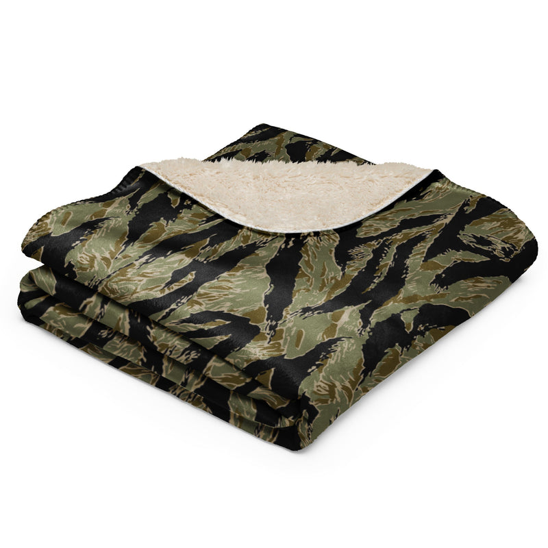 Tiger Stripe Special Forces Advisor Sparse CAMO Sherpa Blanket