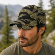Tiger Stripe Special Forces Advisor Sparse CAMO Snapback Ball Cap - U / White - Head