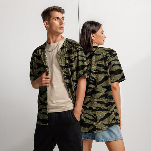 Tiger Stripe Special Forces Advisor Sparse CAMO Unisex Baseball Jersey - 2XS
