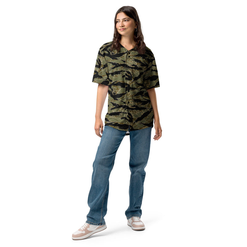 Tiger Stripe Special Forces Advisor Sparse CAMO Unisex Baseball Jersey