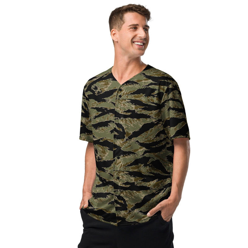 Tiger Stripe Special Forces Advisor Sparse CAMO Unisex Baseball Jersey