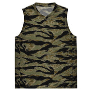Tiger Stripe Special Forces Advisor Sparse CAMO Unisex Basketball Jersey