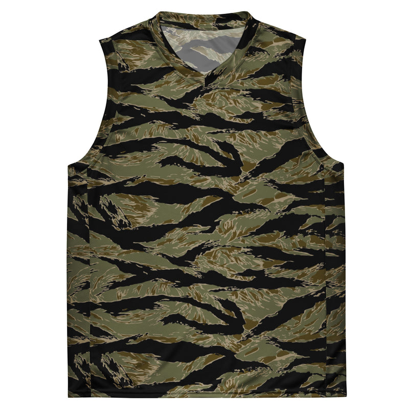 Tiger Stripe Special Forces Advisor Sparse CAMO Unisex Basketball Jersey