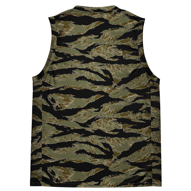 Tiger Stripe Special Forces Advisor Sparse CAMO Unisex Basketball Jersey