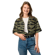 Tiger Stripe Special Forces Advisor Sparse CAMO Unisex Short-Sleeve Button Shirt - Button-Up