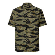 Tiger Stripe Special Forces Advisor Sparse CAMO Unisex Short-Sleeve Button Shirt - Button-Up