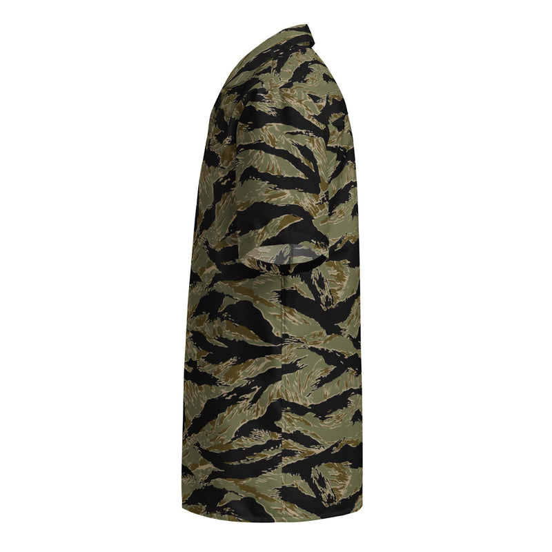 Tiger Stripe Special Forces Advisor Sparse CAMO Unisex Short-Sleeve Button Shirt - Button-Up