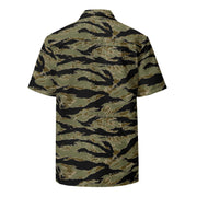 Tiger Stripe Special Forces Advisor Sparse CAMO Unisex Short-Sleeve Button Shirt - Button-Up