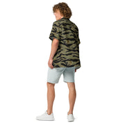 Tiger Stripe Special Forces Advisor Sparse CAMO Unisex Short-Sleeve Button Shirt - Button-Up