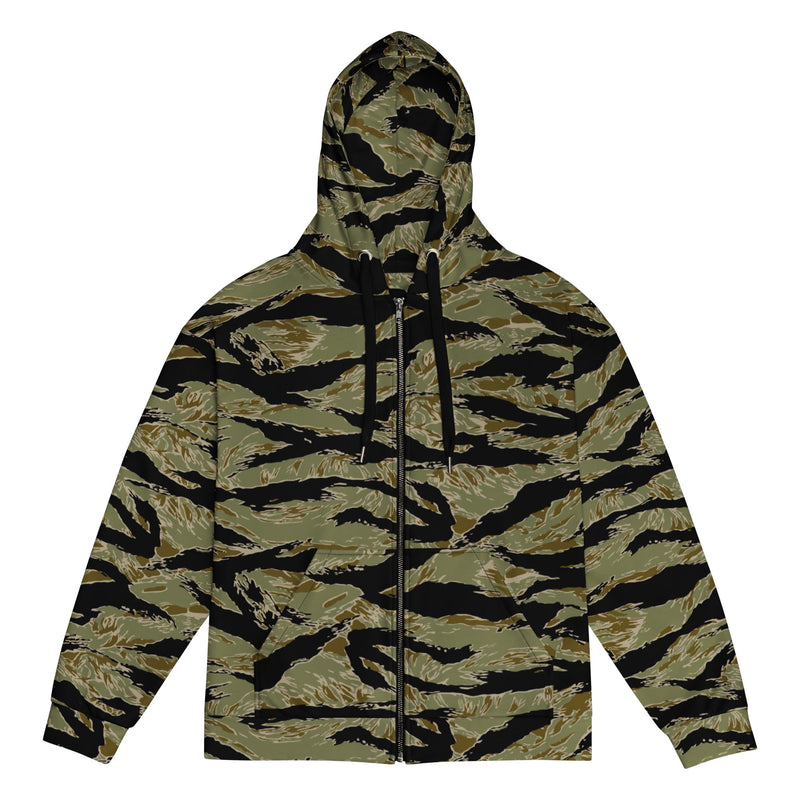 Tiger Stripe Special Forces Advisor Sparse CAMO Unisex Zip Hoodie - 2XS