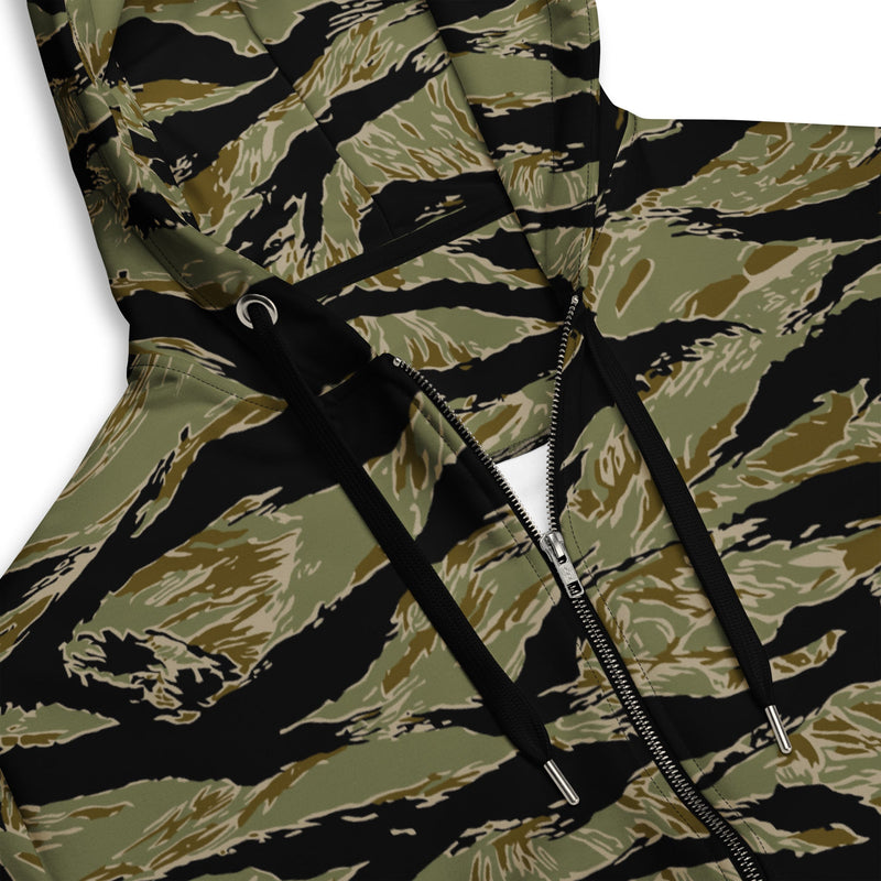Tiger Stripe Special Forces Advisor Sparse CAMO Unisex Zip Hoodie