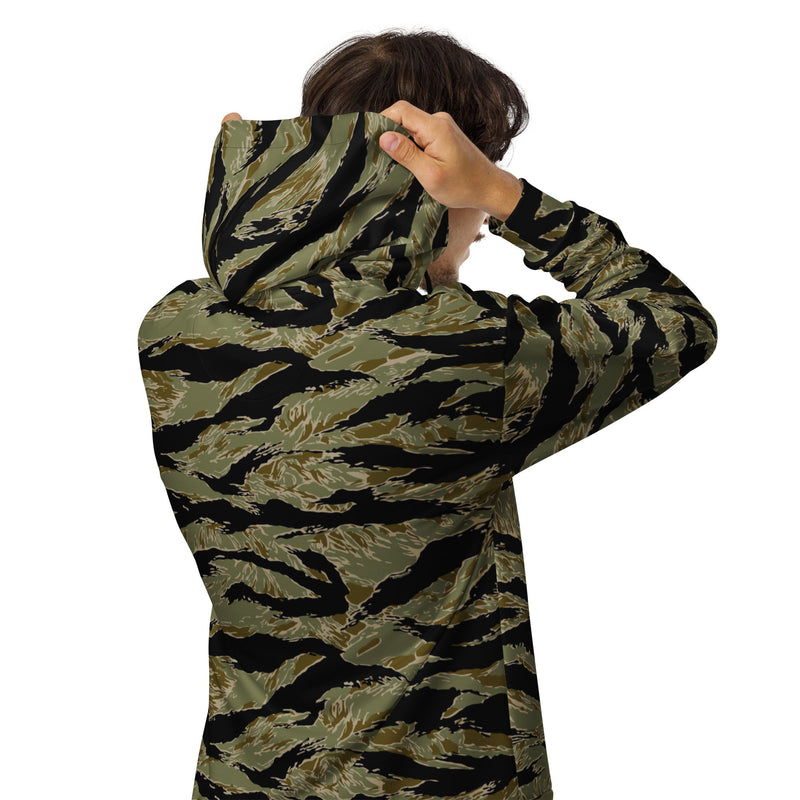 Tiger Stripe Special Forces Advisor Sparse CAMO Unisex Zip Hoodie
