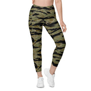 Tiger Stripe Special Forces Advisor Sparse CAMO Womens Leggings with Pockets - Women