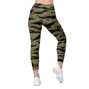 Tiger Stripe Special Forces Advisor Sparse CAMO Womens Leggings with Pockets - Women