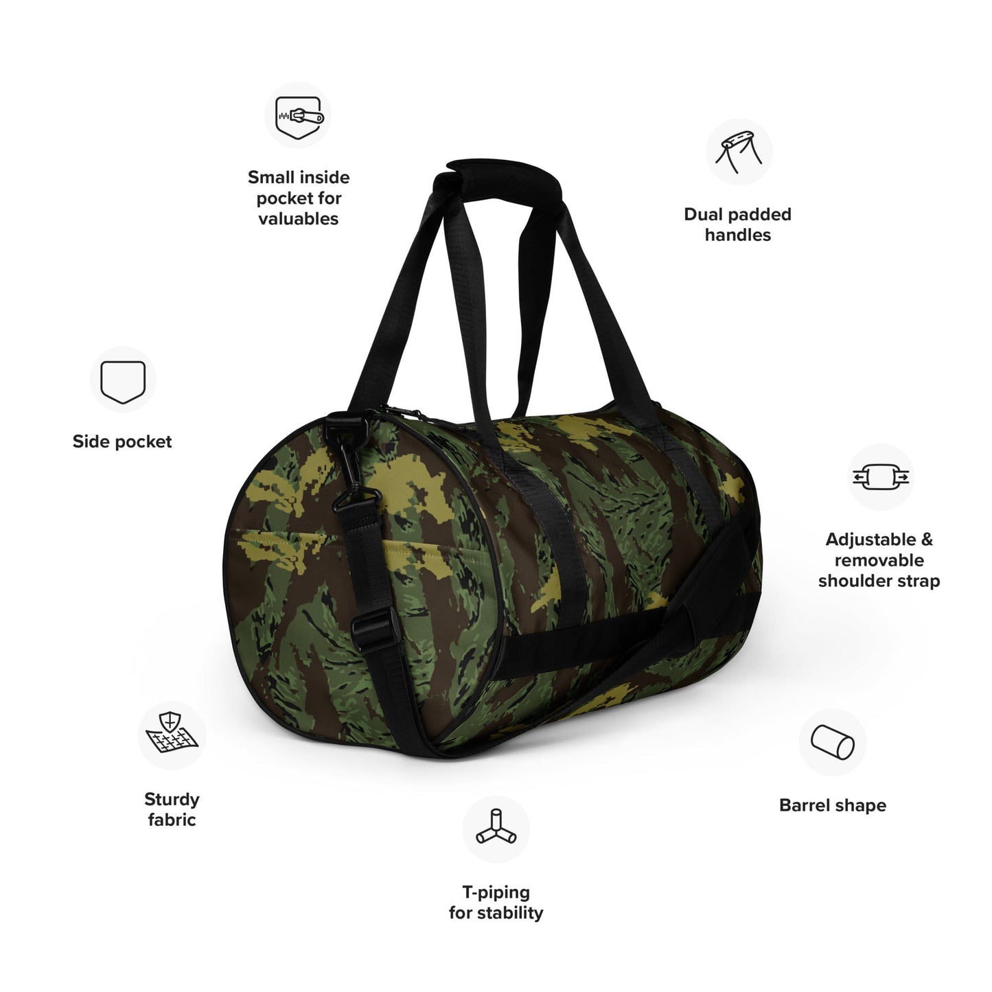 Tiger Stripe Special Purpose Canopy CAMO gym bag - Gym Bags
