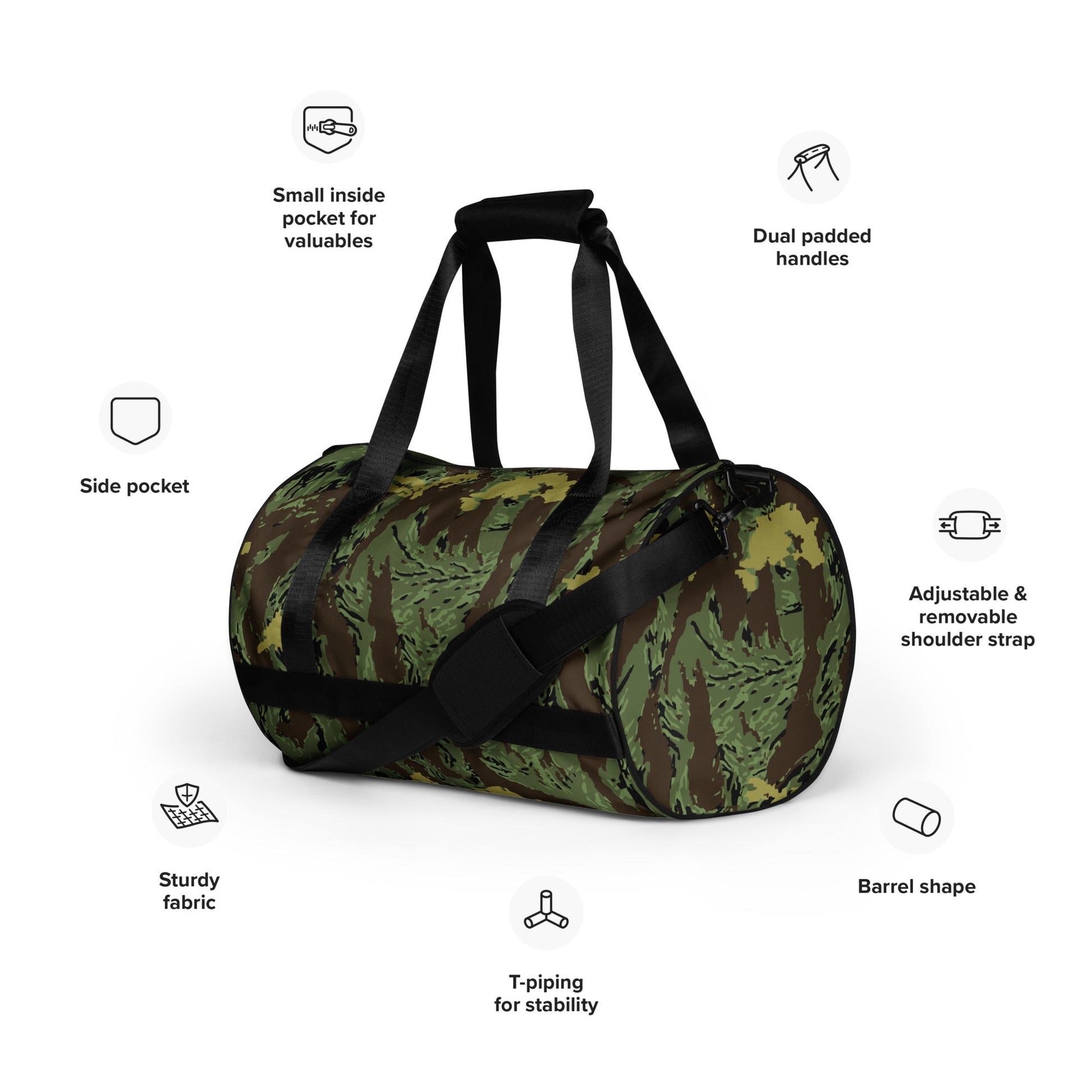 Tiger Stripe Special Purpose Canopy CAMO gym bag - Gym Bags