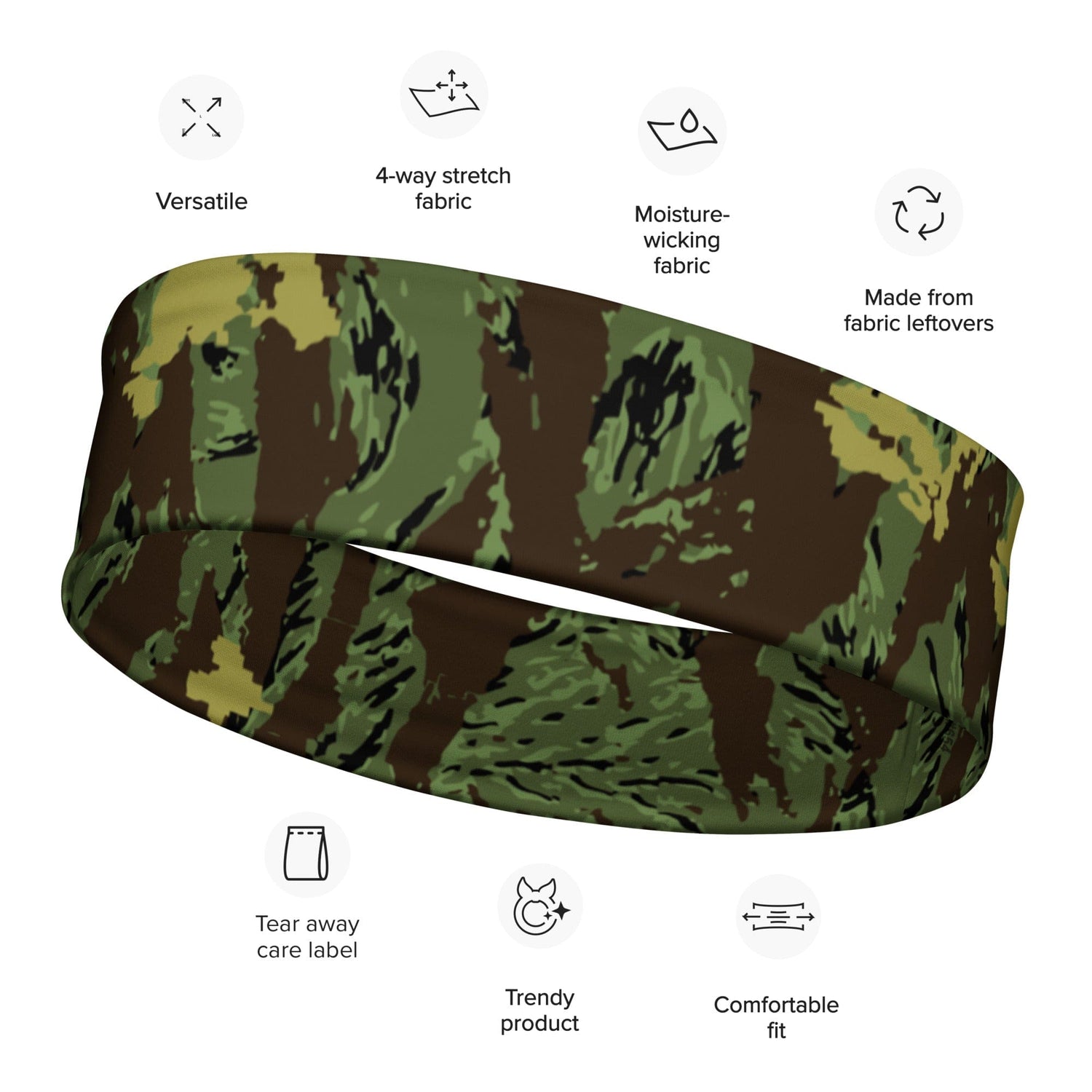 Tiger Stripe Special Purpose Canopy CAMO Headband - M - Headbands