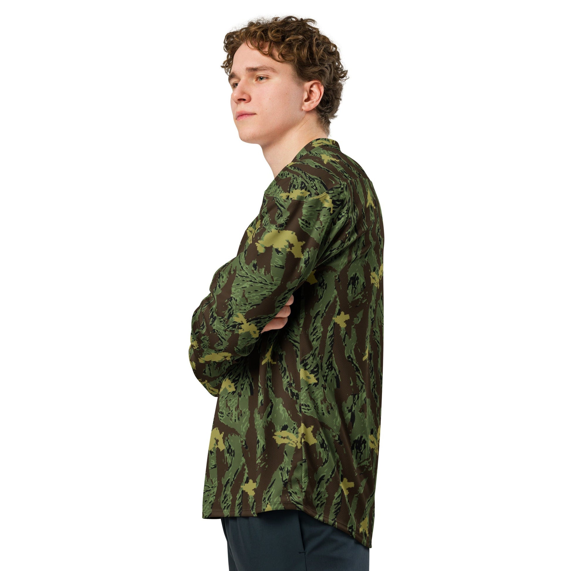 Tiger Stripe Special Purpose Canopy CAMO hockey fan jersey - 2XS - Hockey Jerseys