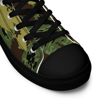 Tiger Stripe Special Purpose Canopy CAMO Mens high top canvas shoes - High Top Canvas Shoes