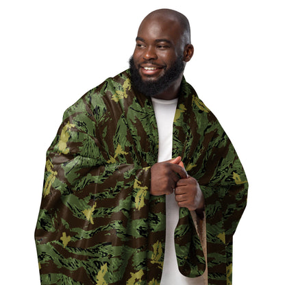 Tiger Stripe Special Purpose Canopy CAMO Sherpa blanket - Blankets