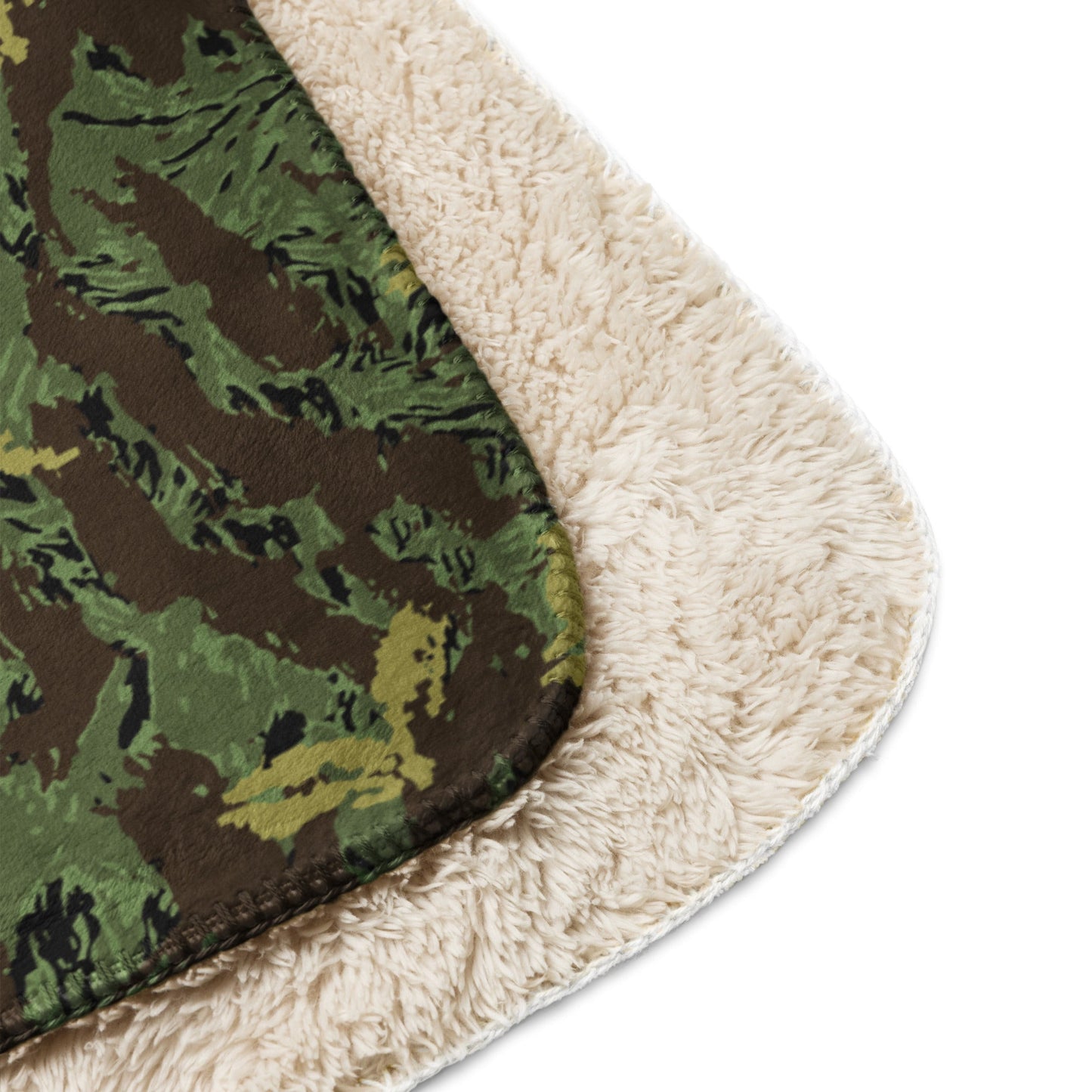 Tiger Stripe Special Purpose Canopy CAMO Sherpa blanket - Blankets